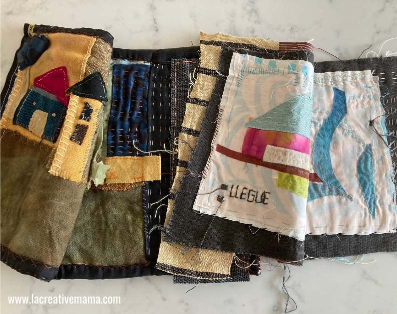 How to applique-Beginners Guide to Fabric Applique - La creative mama